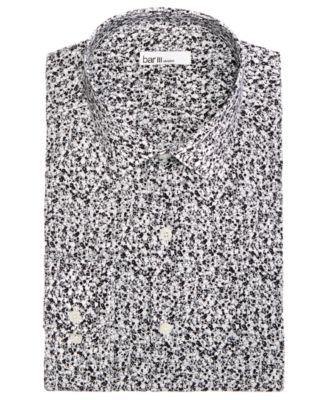 black and white floral dress shirt mens