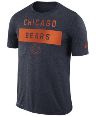 Nike Men's Chicago Bears Legend Lift T-Shirt - Macy's