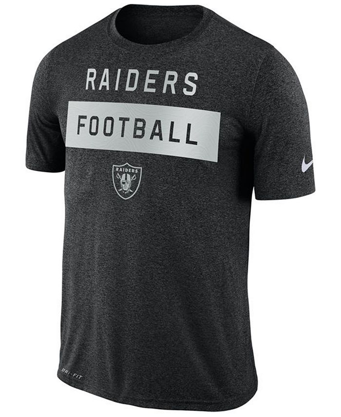 Nike Men's Oakland Raiders Legend Lift T-Shirt - Macy's