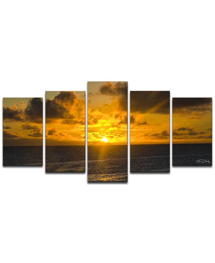Ready2HangArt - 'Niue Sunset' 5-Pc. Canvas Art Print Set