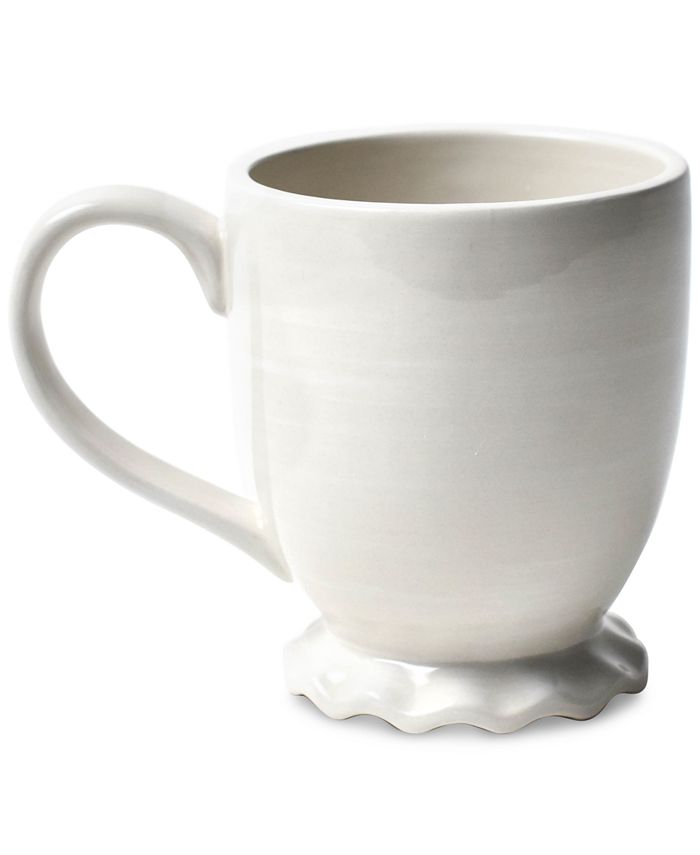 Coton Colors - Signature Ruffle White Mug