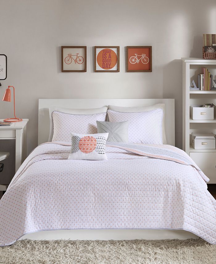 Intelligent Design Wilson Reversible 4Pc. Twin/Twin XL Coverlet Set