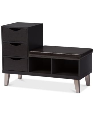 Furniture - Clymere Storage Bench, Quick Ship