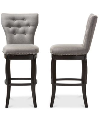 Sycily Swivel Bar Stool (Set of 2)