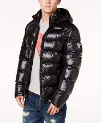 noah nylon puffer jacket guess