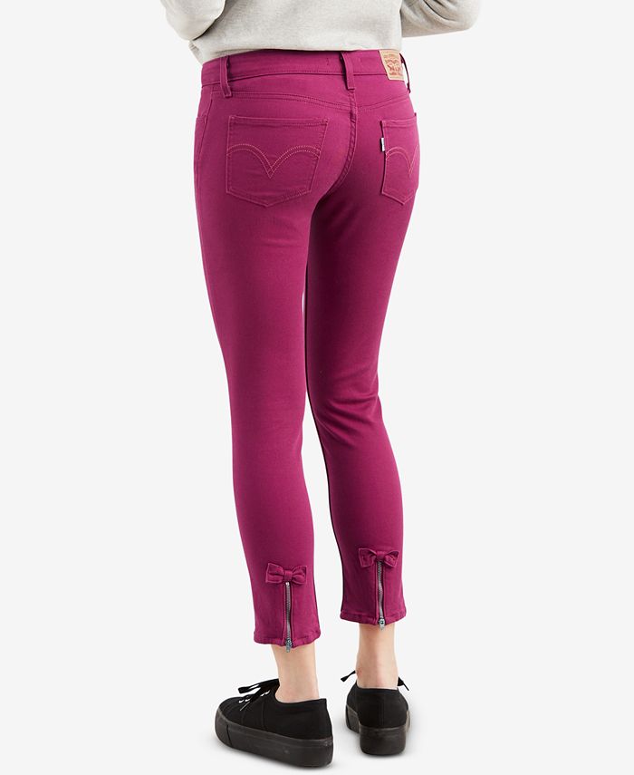 Levi's 535™ Skinny Ankle with Bow Jeans & Reviews - Jeans - Juniors - Macy's