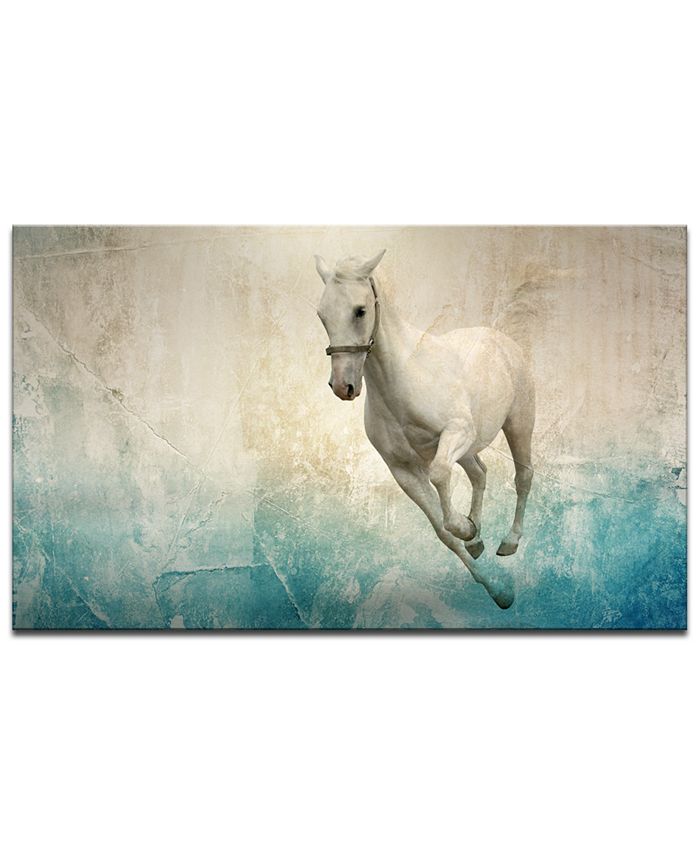 Ready2HangArt 'Equestrian Saddle Ink PSVIII' Canvas Wall Decor ...