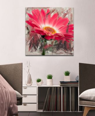 'Painted Petals XLIII' Canvas Wall Decor