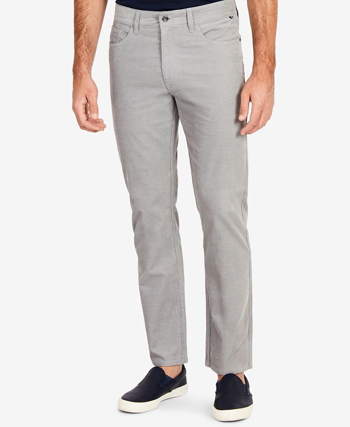 Nautica Men's Corduroy 5-Pocket Straight Fit Pants - Macy's