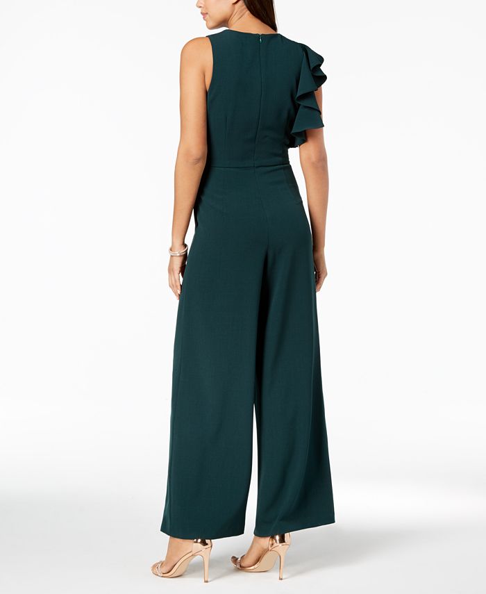 julia jordan Asymmetrical FlutterSleeve Jumpsuit Macy's
