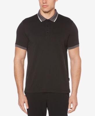 Perry Ellis Men's Colorblocked Cotton Polo - Macy's