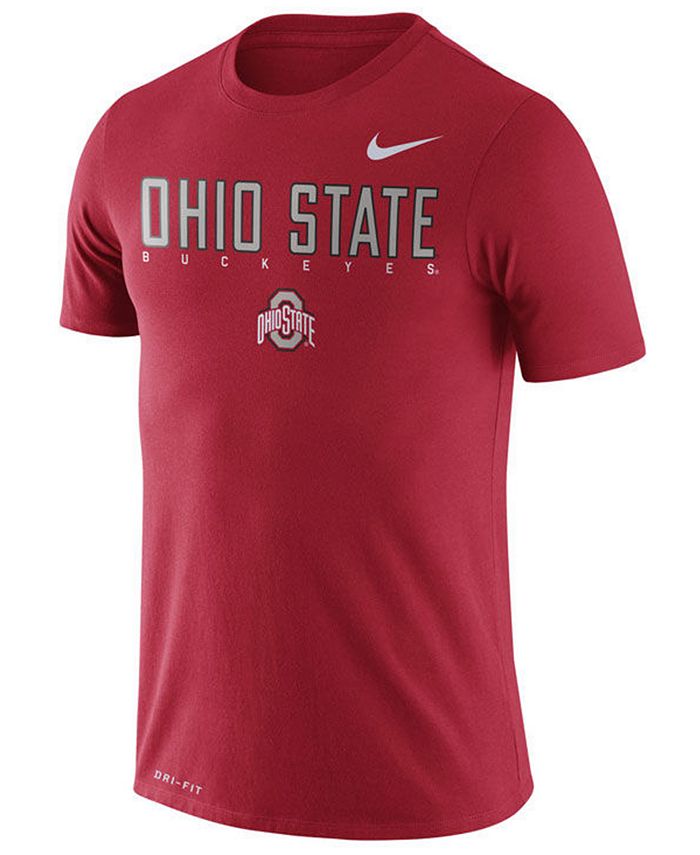 Nike Men's Ohio State Buckeyes Facility T-Shirt - Macy's
