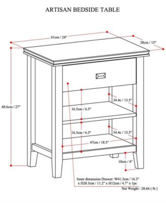 Garner Bedside Table