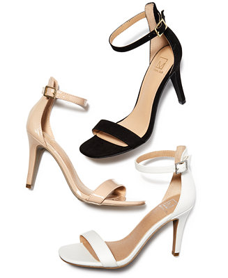 Material Girl Blaire Two-Piece Dress Sandals, Created for Macy's - Macy's