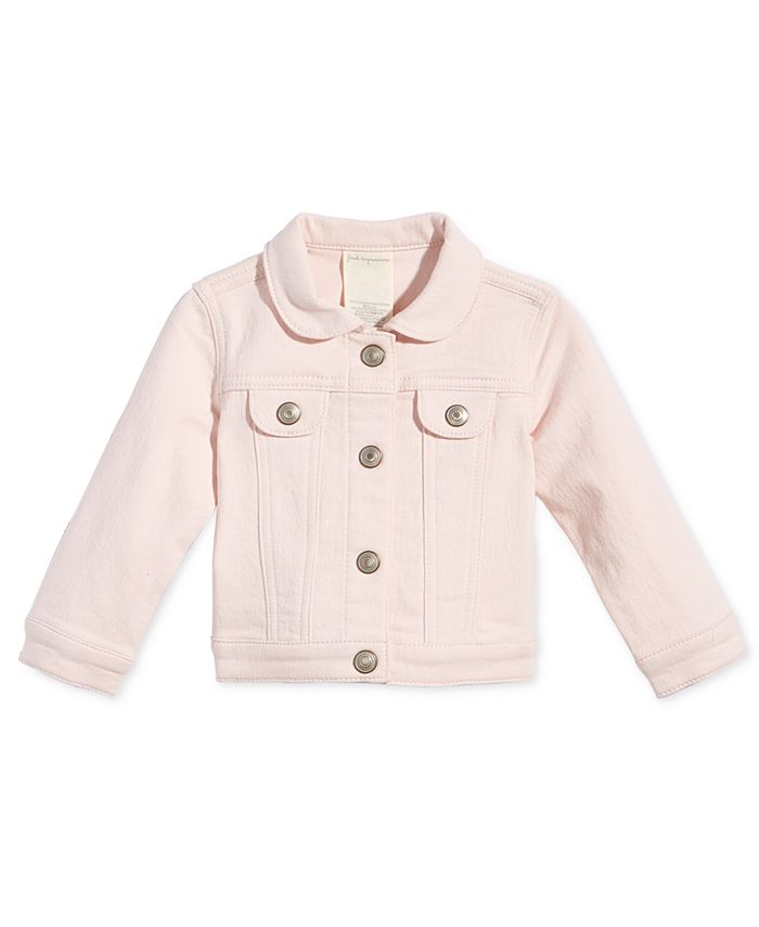 Pink baby clearance denim jacket