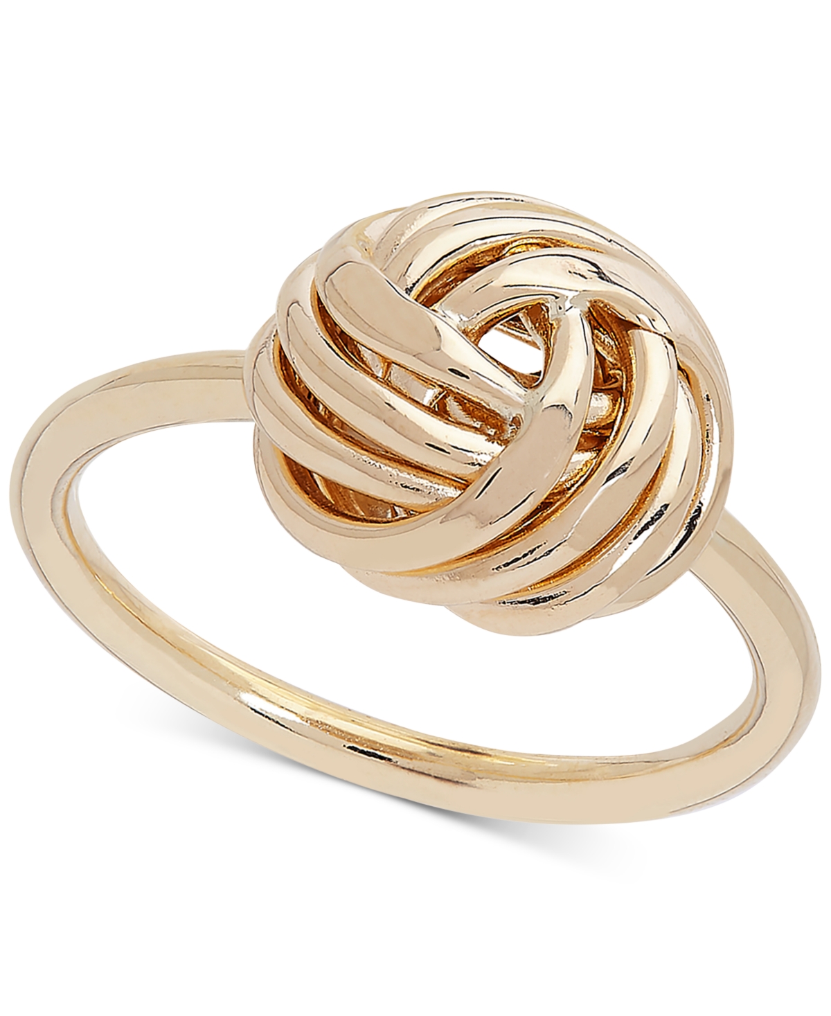 Italian Gold Love Knot Ring in 14k Gold & Reviews - Rings - Jewelry &  Watches - Macy's