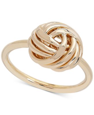 14k gold store love knot ring