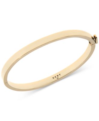 DKNY - Gold-Tone Bangle Bracelet