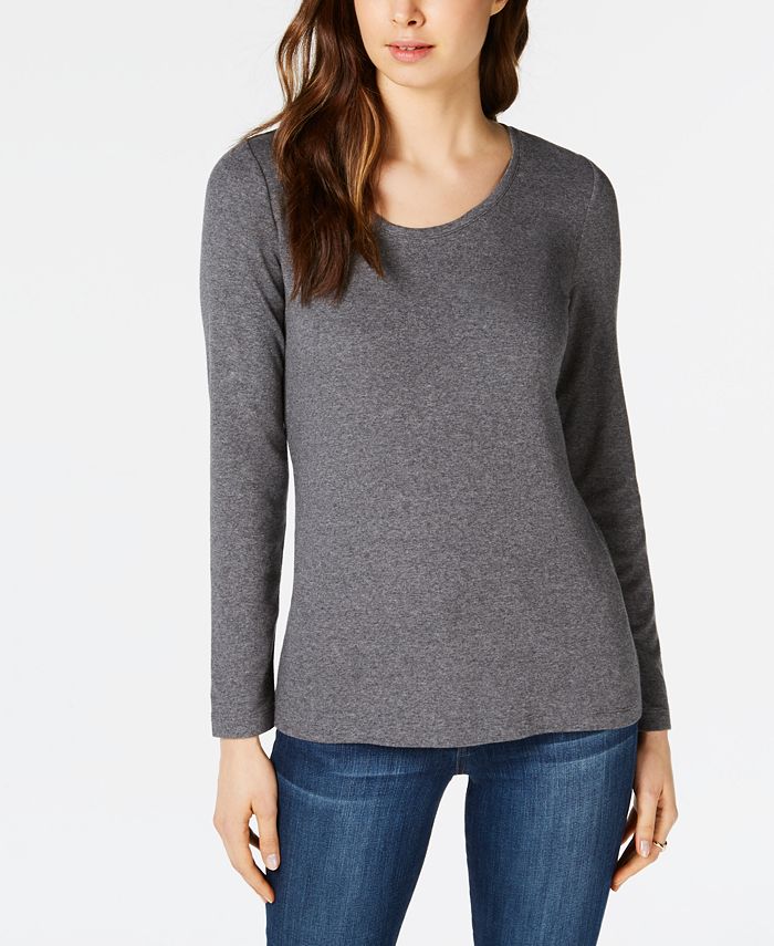Maison Jules Scoop-Neck Top, Created for Macy's - Macy's