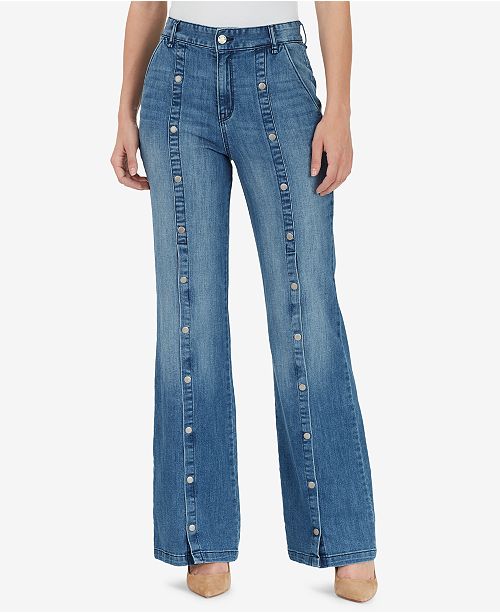 WILLIAM RAST Split Wide-Leg Jeans & Reviews - Jeans - Women - Macy's