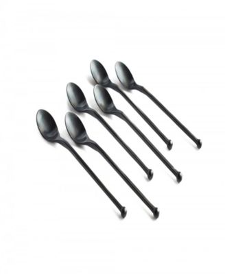 Knork - Iced Tea 6Pk Black Matte Flatware Set