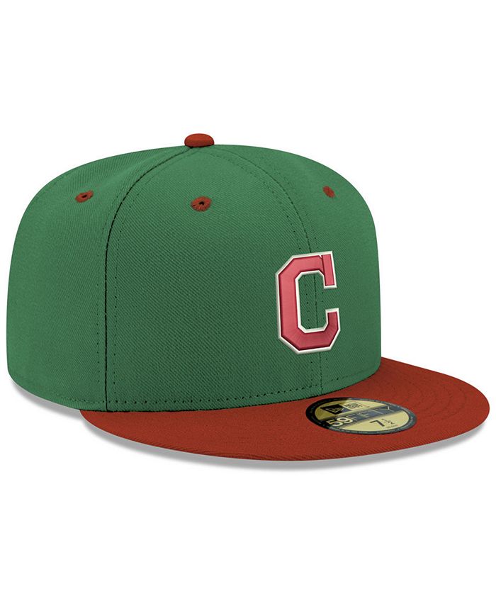 New Era Cleveland Indians Green Red 59FIFTY FITTED Cap - Macy's