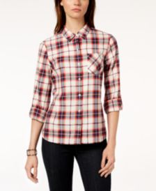 Plaid Utility Shirt, Created for Macy's