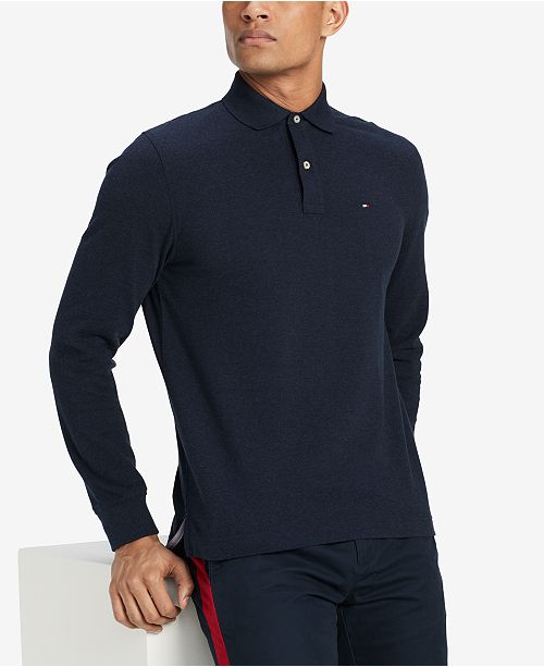 Tommy Hilfiger Men S Classic Fit Long Sleeve Polo Shirt Created