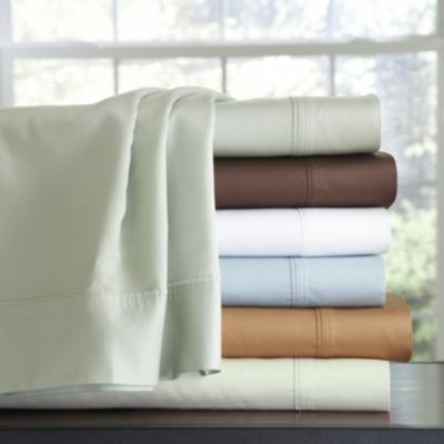 POINTEHAVEN SOLID EXTRA DEEP 500 THREAD COUNT SATEEN SHEET SETS