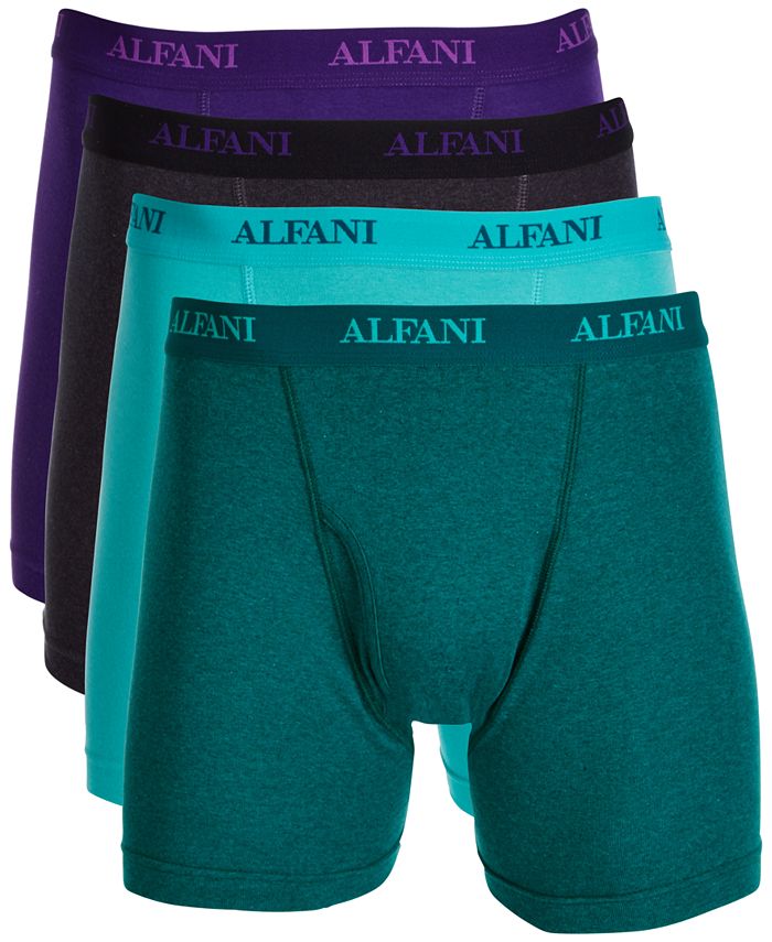 Alfani Men's 4Pk. Cotton Boxer Briefs, Created for Macy's Macy's