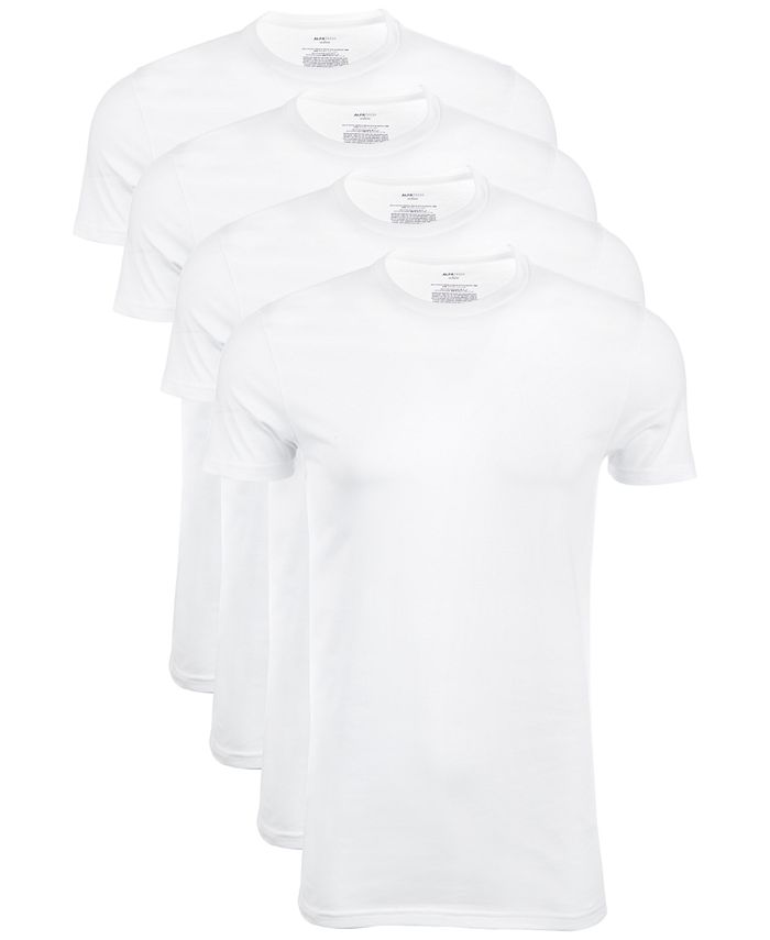 Alfani Men's 4-Pk. Mesh Undershirts, Created for Macy's - Macy's