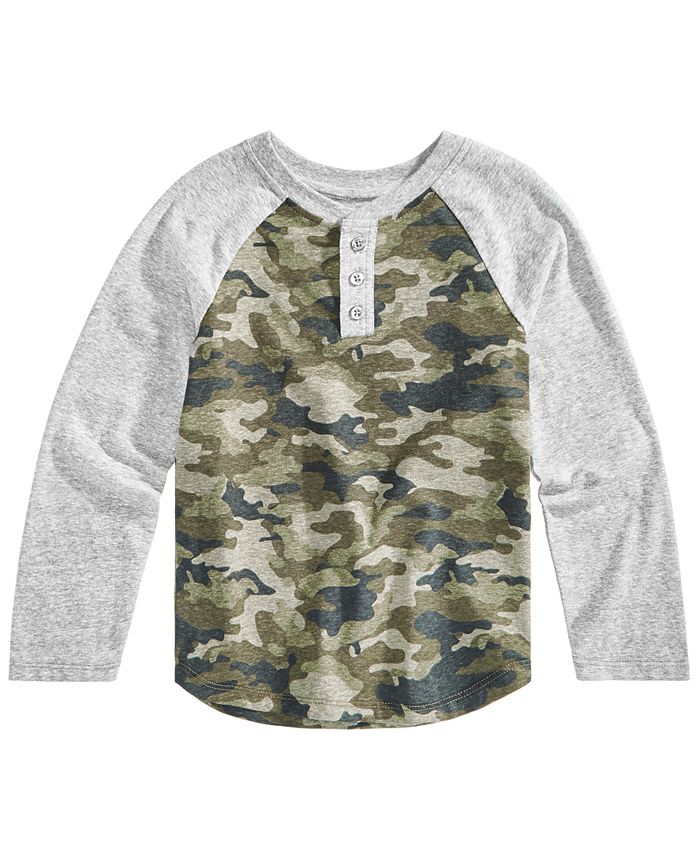 Epic Threads Toddler Boys Graphic-Print Henley T-Shirt, Created for ...