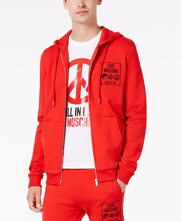 Mens love moschino hotsell hoodie
