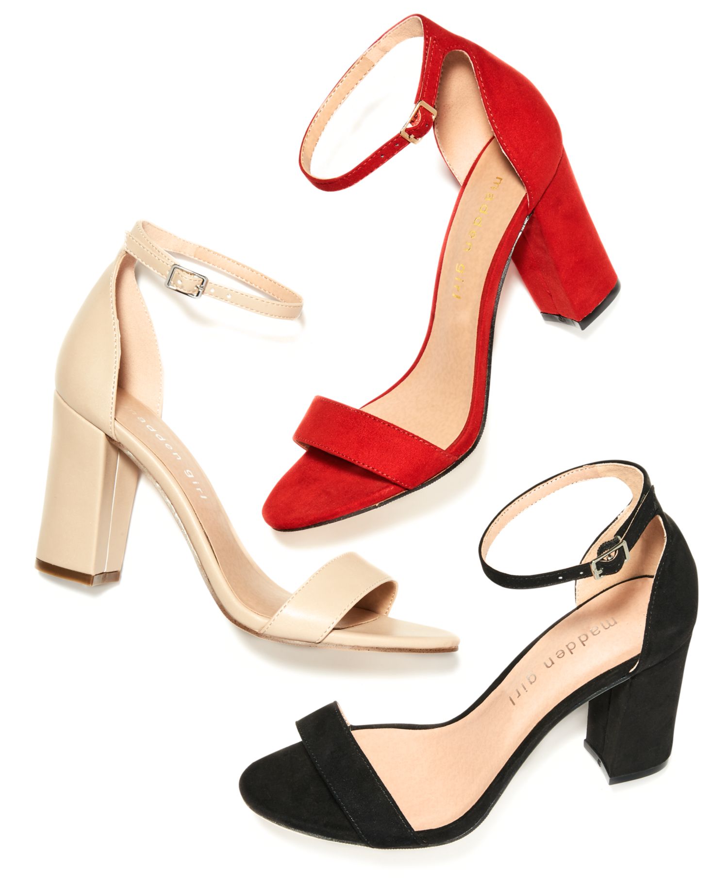 Bella Two-Piece Block Heel Sandals