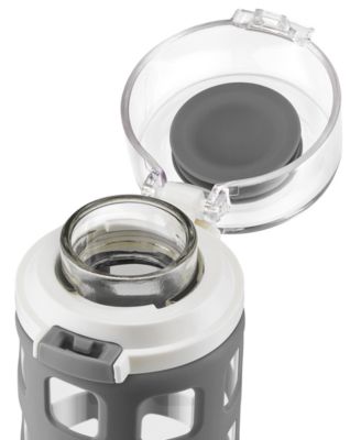 Ello Syndicate BPA-Free 20 Ounce Glass Water Bottle With Flip Lid - View #3