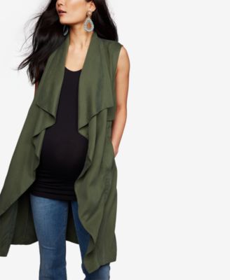 BB Dakota Maternity Draped Vest