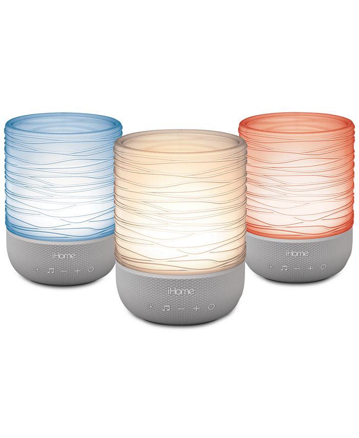 iHome Zenergy Light & Sound Candle Macy's