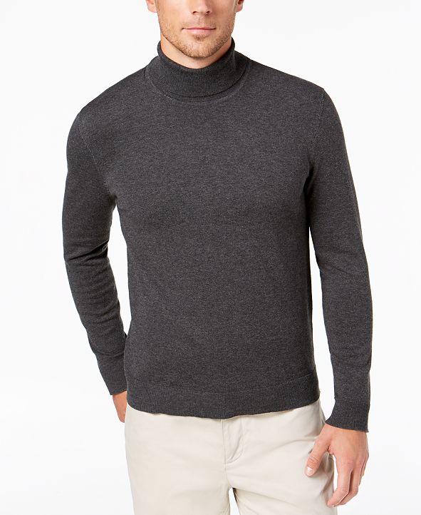 Alfani Men's Turtleneck Sweater, Created for Macy's & Reviews ...