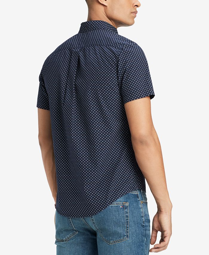 Tommy Hilfiger Men's Printed Slim Fit Shirt, Created for Macy's - Macy's