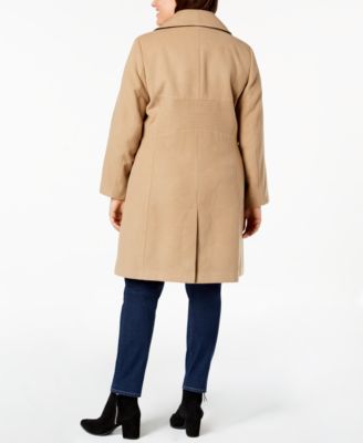 macy's plus size coats