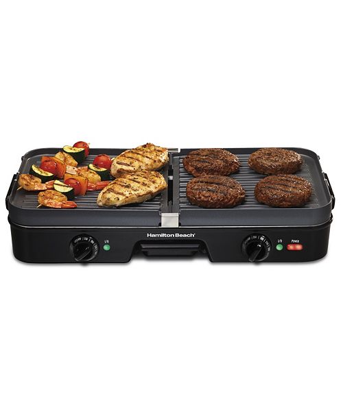 Hamilton Beach Dual Zone Grill and Griddle & Reviews Home Macy's
