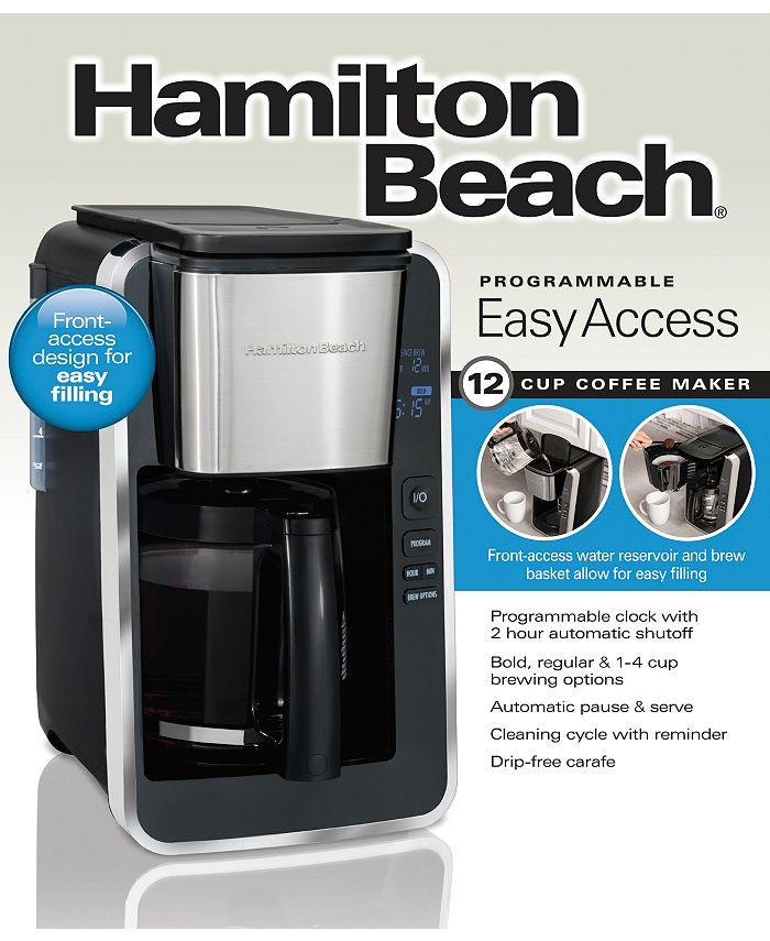 Hamilton Beach Programmable Easy Access Deluxe Coffee Maker Macy's