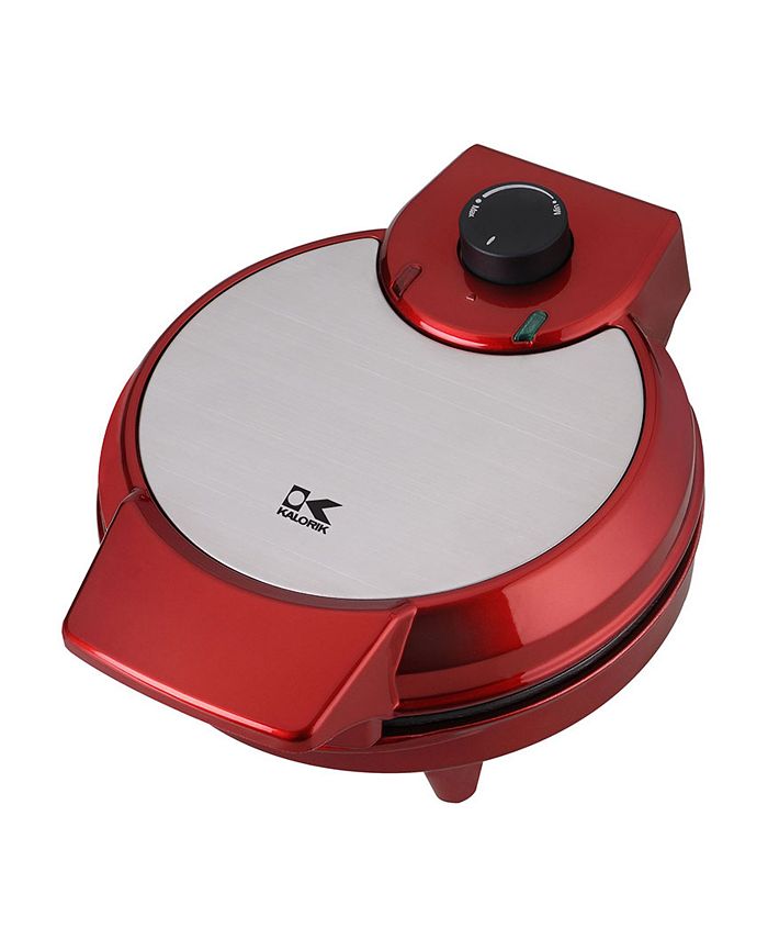 Kalorik Red Metallic Heart Shape Waffle Maker Macy's