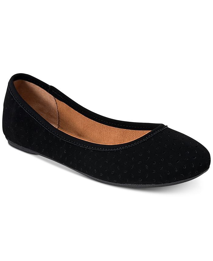 Macy's white flat cheap shoes