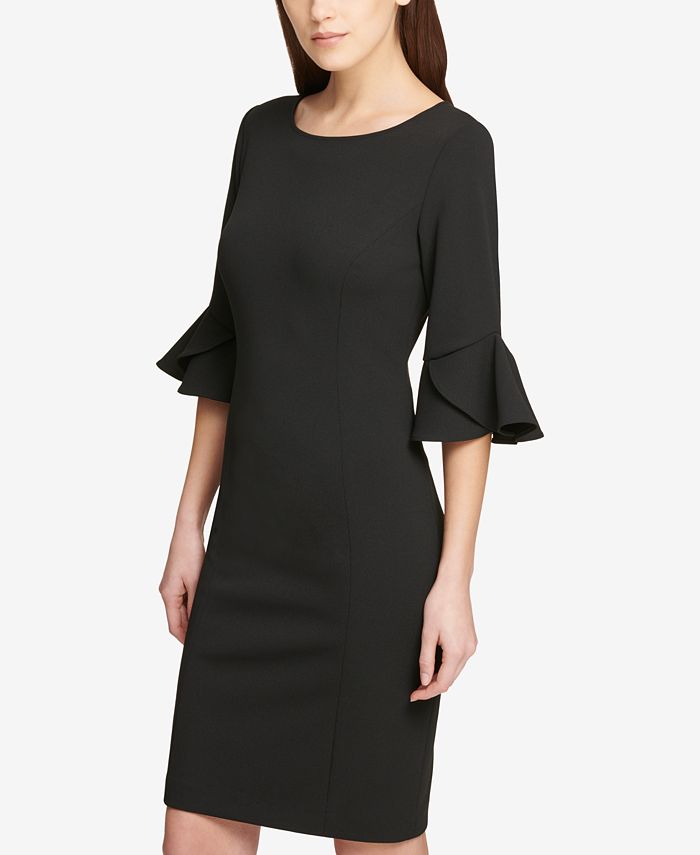 dkny bell sleeve dress