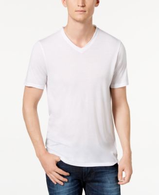 GUESS Men's Raw Edge V-Neck T-Shirt - T-Shirts - Men - Macy's