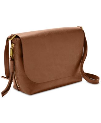 fossil maya flap crossbody