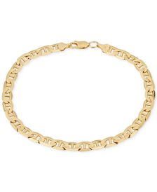 Mens gold bracelet macys Clearance