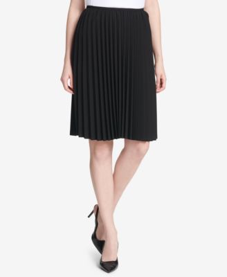 Calvin Klein - Pleated A-Line Skirt