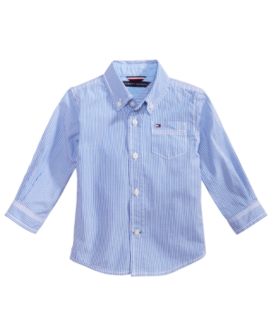 Tommy Hilfiger Baby Boys Button Down Stripe Shirt